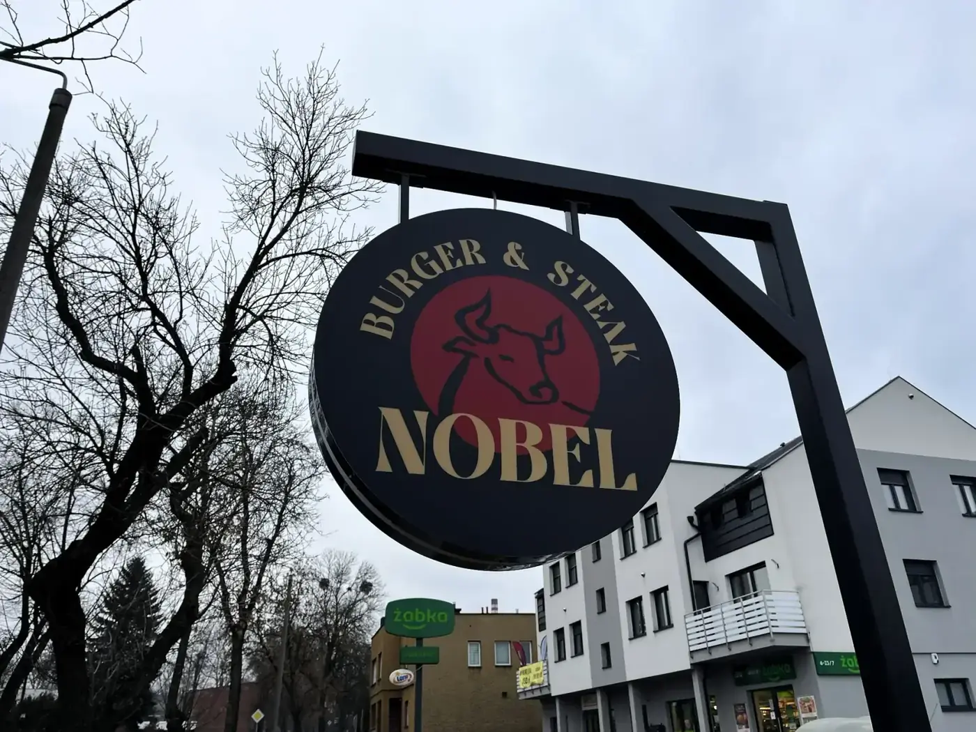 Semafor reklamowy Nobel