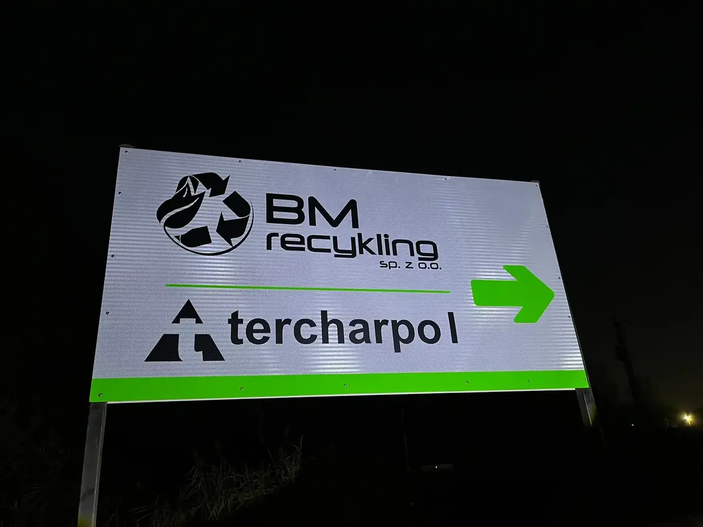 Tablica odblaskowa BM Recycling