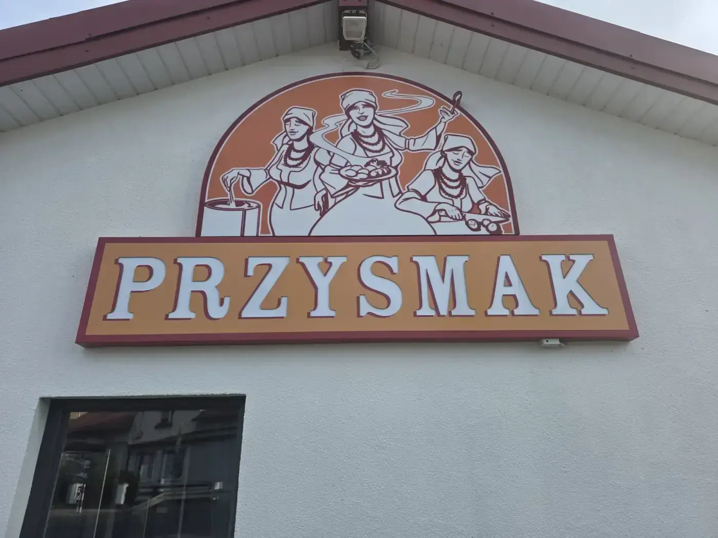 Szyld lokalu Przysmak